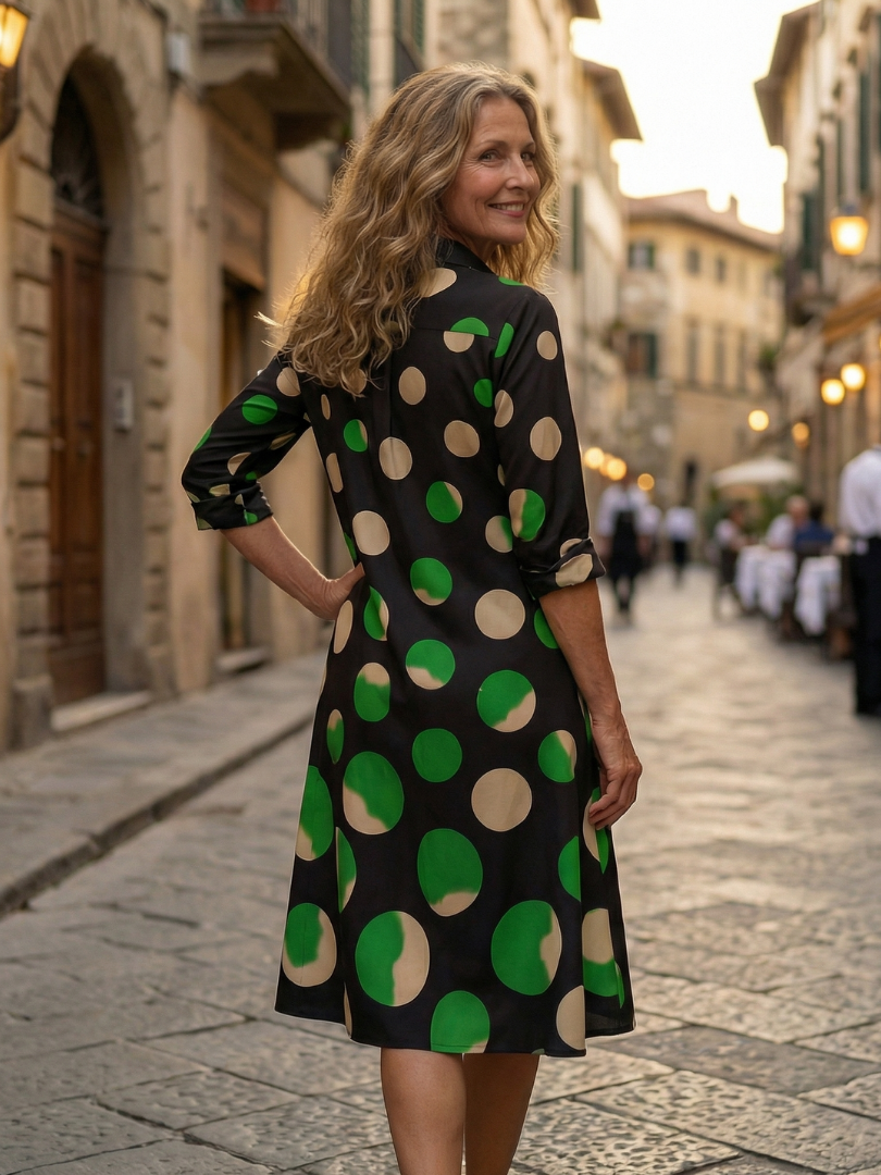 Czarna Sukienka Wieczorowa Kaja | Elegancka Sukienka na Wieczór 4