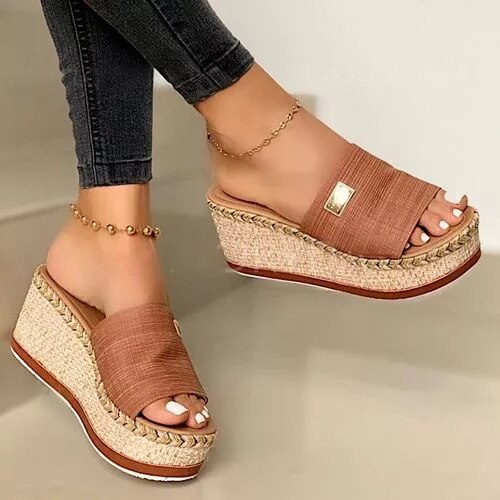Damskie Espadryle na Koturnie