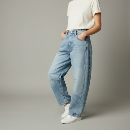 Dżinsy w Panterkę | Dżinsy Damskie Codzienne