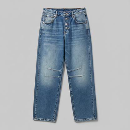 Dżinsy w Panterkę | Dżinsy Damskie Codzienne