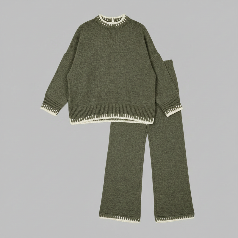 Gayla | Dwuczęściowy Zestaw Piżam Damskich Bawełnianych