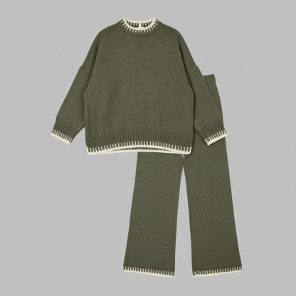 Gayla | Dwuczęściowy Zestaw Piżam Damskich Bawełnianych