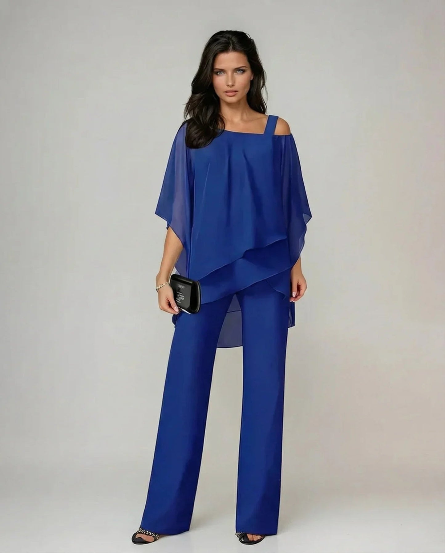Komplet Sofie | Elegancki Zestaw z Bluzką i Spodniami 3