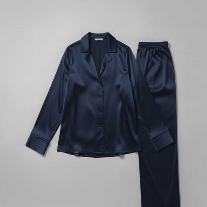 Seksowna Bielizna Nocna Damska | Jedwabny Komplet Piżamy