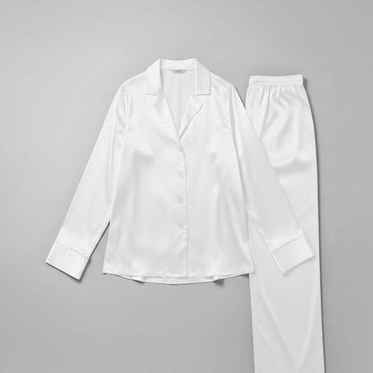 Seksowna Bielizna Nocna Damska | Jedwabny Komplet Piżamy