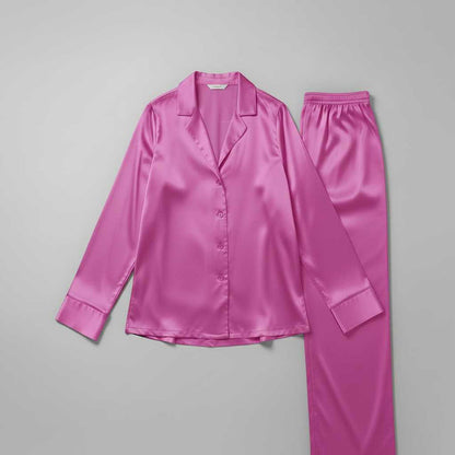 Seksowna Bielizna Nocna Damska | Jedwabny Komplet Piżamy