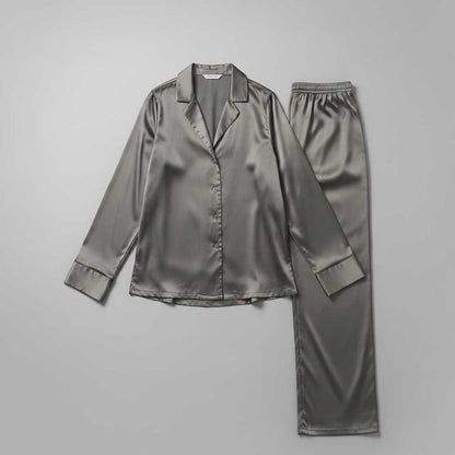 Seksowna Bielizna Nocna Damska | Jedwabny Komplet Piżamy