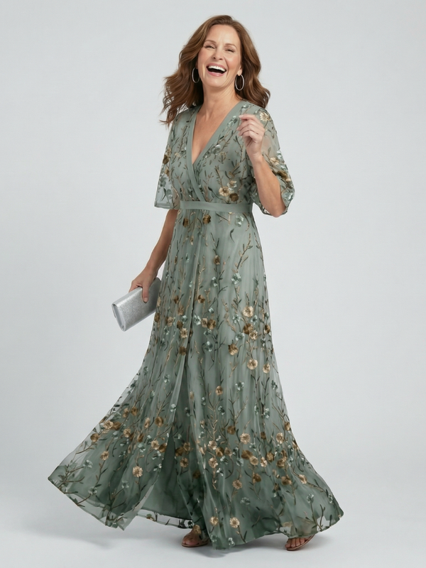 Sukienka Maxi Halter Kwiatowa