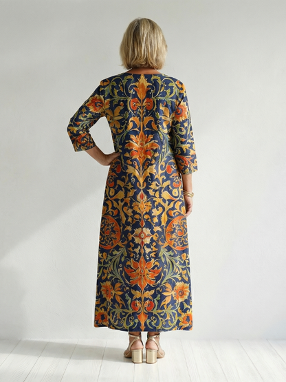 Sukienka Midi Kwiatowa Eliza | Elegancka Sukienka Midi 2