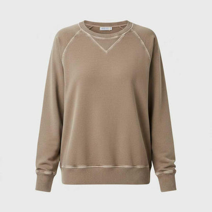 Wygodny Sweter Pulowerowy z Kieszenią | Sweter Damski